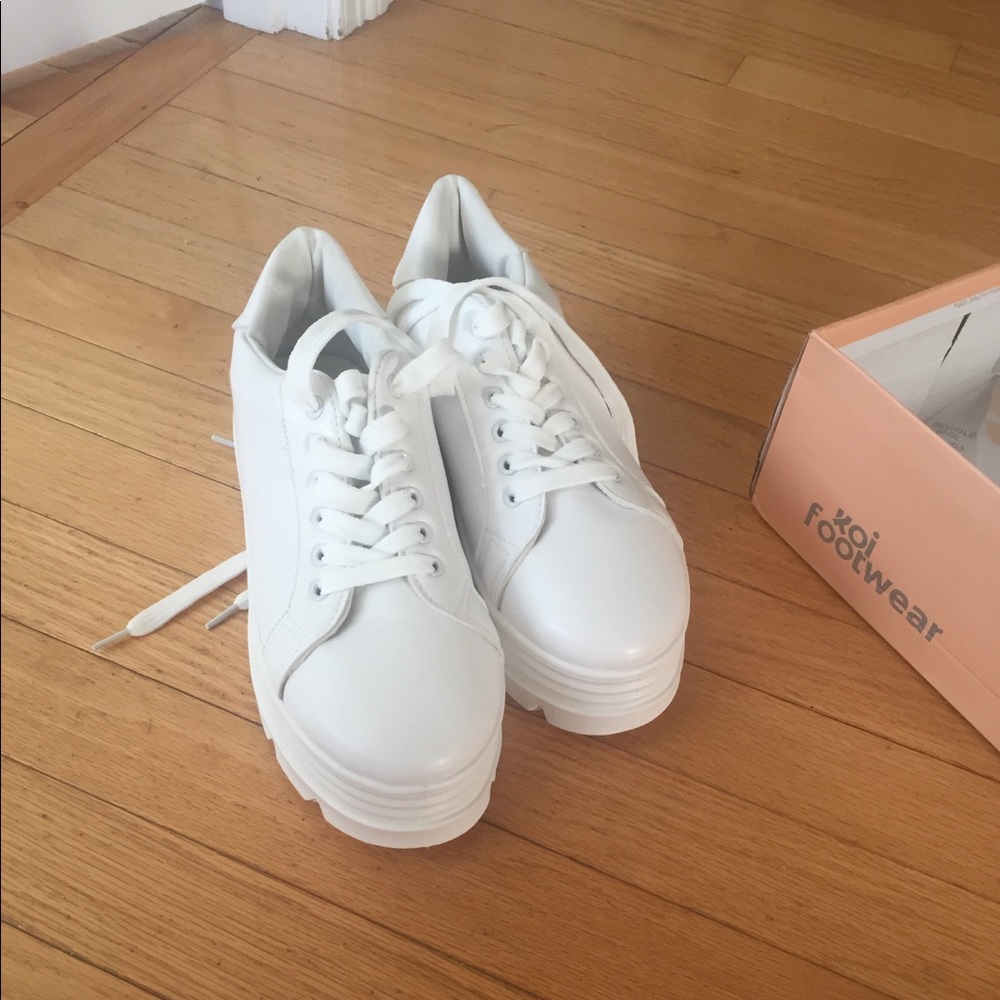 Brand new sneaker platform koi footwear